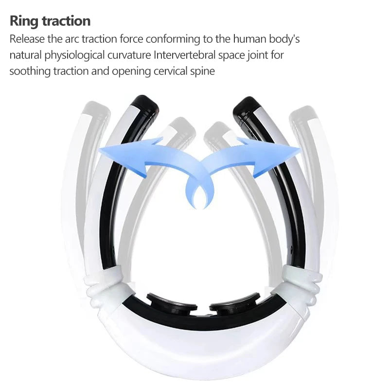 Smart Shoulder Neck Massager Electric Neck Massage  Health Care Relaxation Three Heads Relieve Stress  Fatigue Pain Relief tool